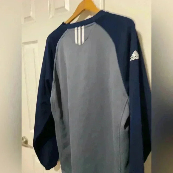 Adidas Ravens XL pullover sweatshirt gray/ navy - Picture 6 of 12